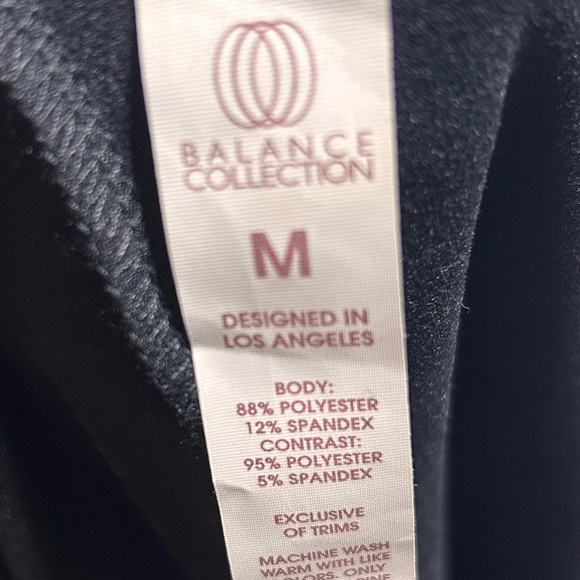 Balance Collection Black Cardigan size medium -hole for head to go through - Picture 9 of 11